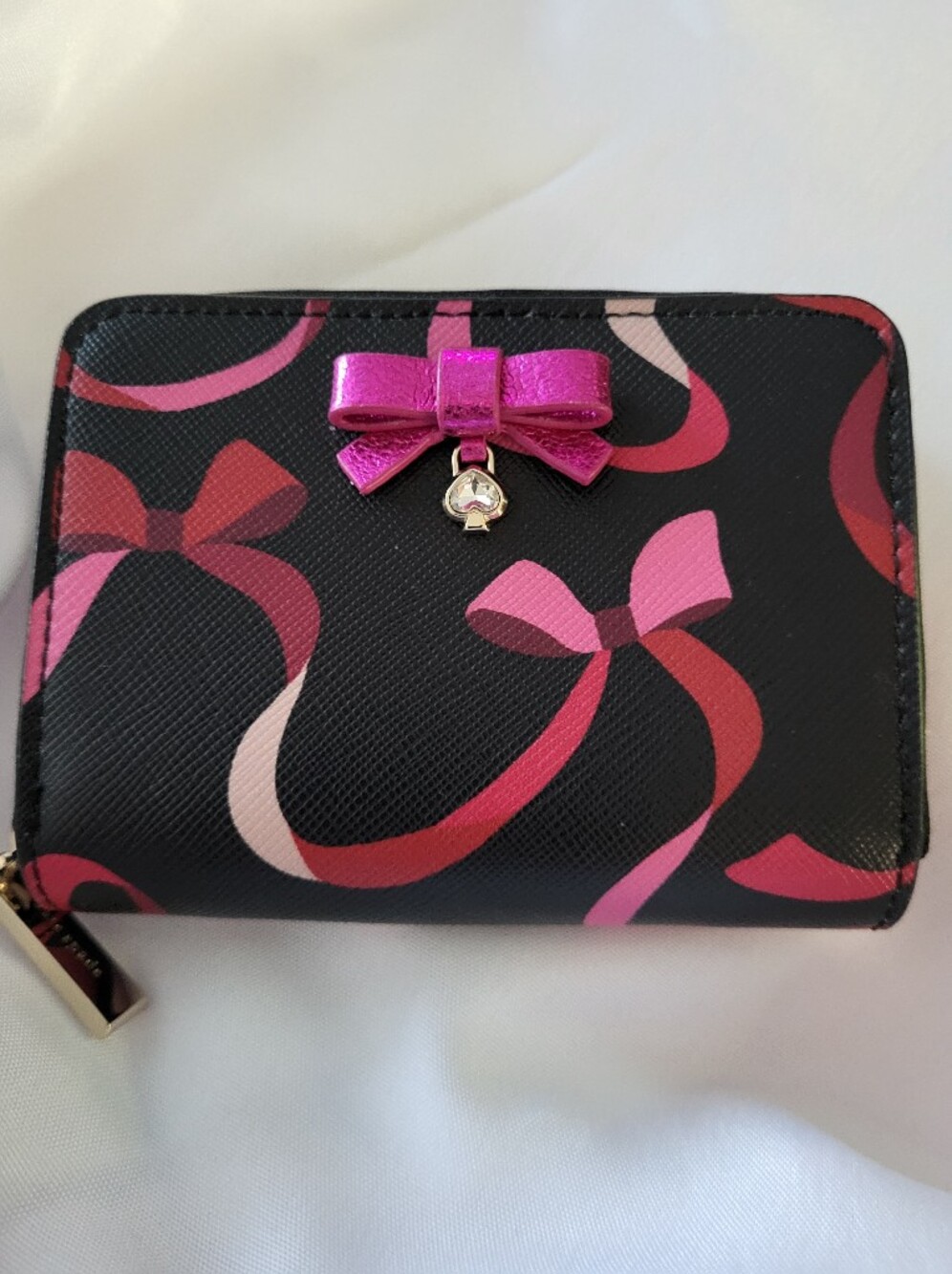 Kate Spade Wrapping Bows Wallet Retail $159